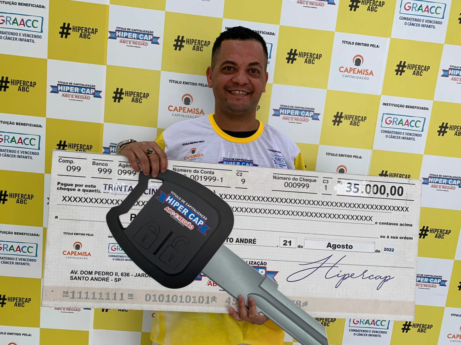 Montador de São Paulo ganhou um Hiper Cap de presente e faturou um T-Cross mais 35 mil reais