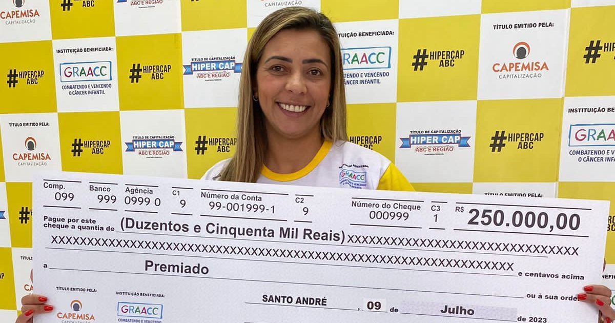 Estudante de São Paulo ganhou Hiper Cap de presente e faturou o prêmio de 250 mil reais 