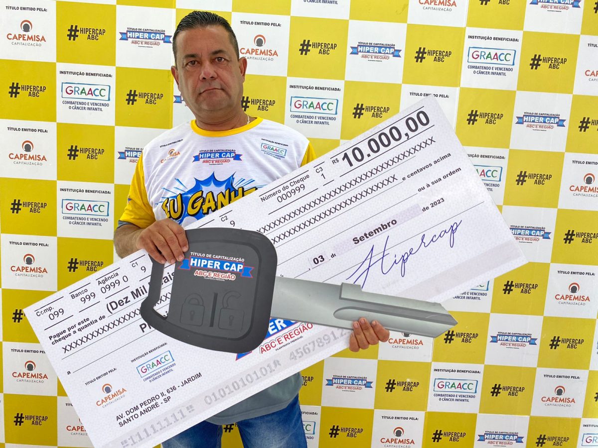 Motorista deSão Bernardo ganha uma T-Cross mais 10 mil e vai garantir o futuro do filho