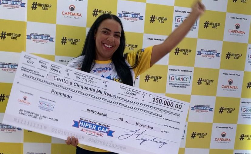 Doméstica de Arujá ganha sozinha 150 mil reais no quarto sorteio e vai realizar seu sonho