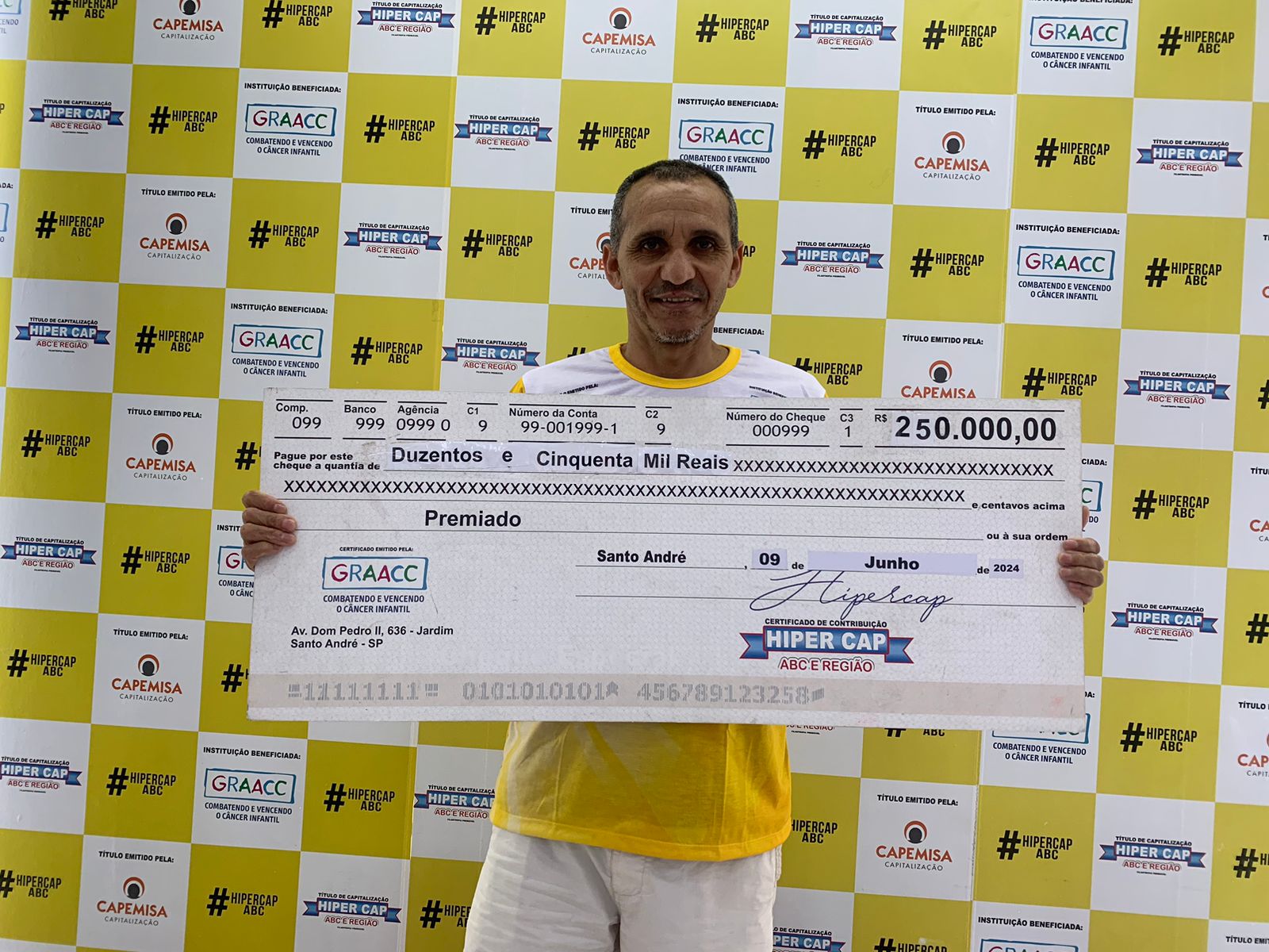 Pedreiro de São Caetano do Sul leva prêmio de 250 mil e vai realizar o maior sonho de sua vida